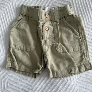 Zara light linen shorts